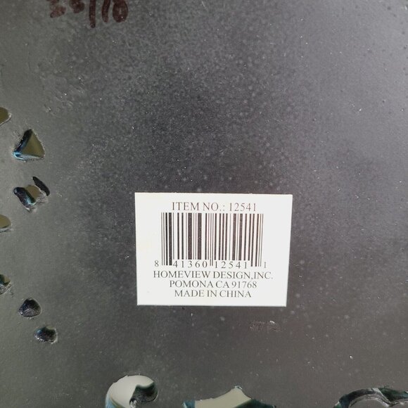 Live Love Love Home Decor Enamel Finish Wall Art Set Teal Brown 9.5"x9.5" - Picture 10 of 13